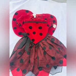 Koala Kids Red and Black Polka Dot Costume